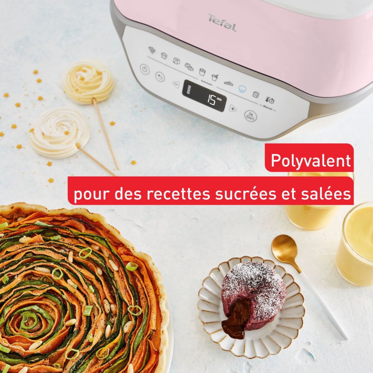 Machine à gâteaux Cake Factory Infinity KD850110 couleur unique, TEFAL