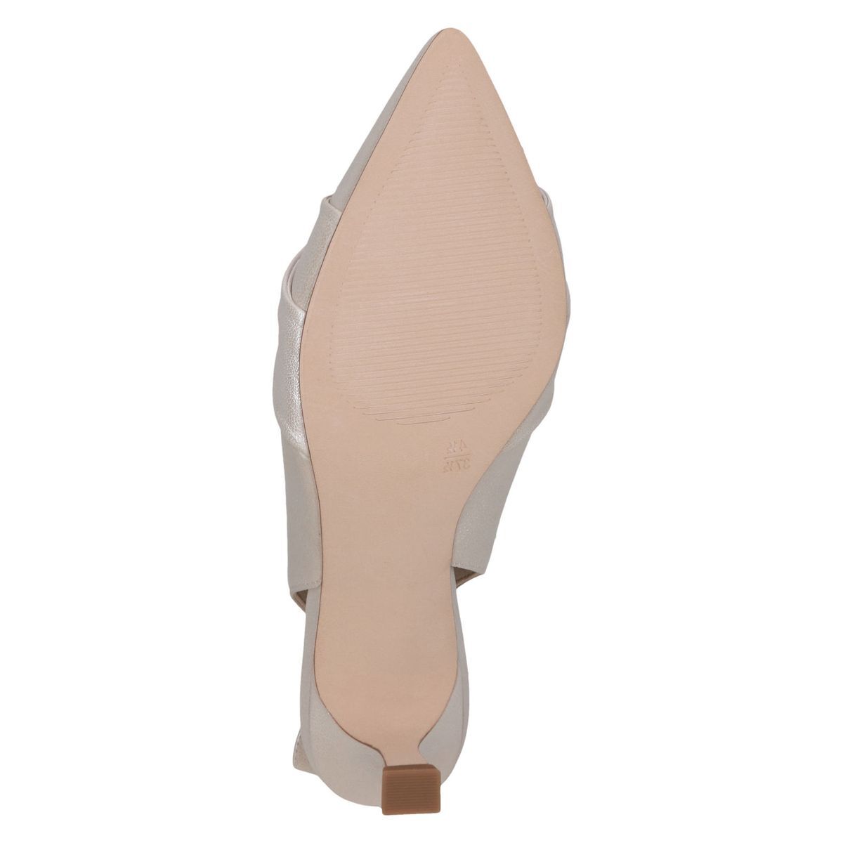 escarpin en cuir blanc ivoire noix, CAPRICE
