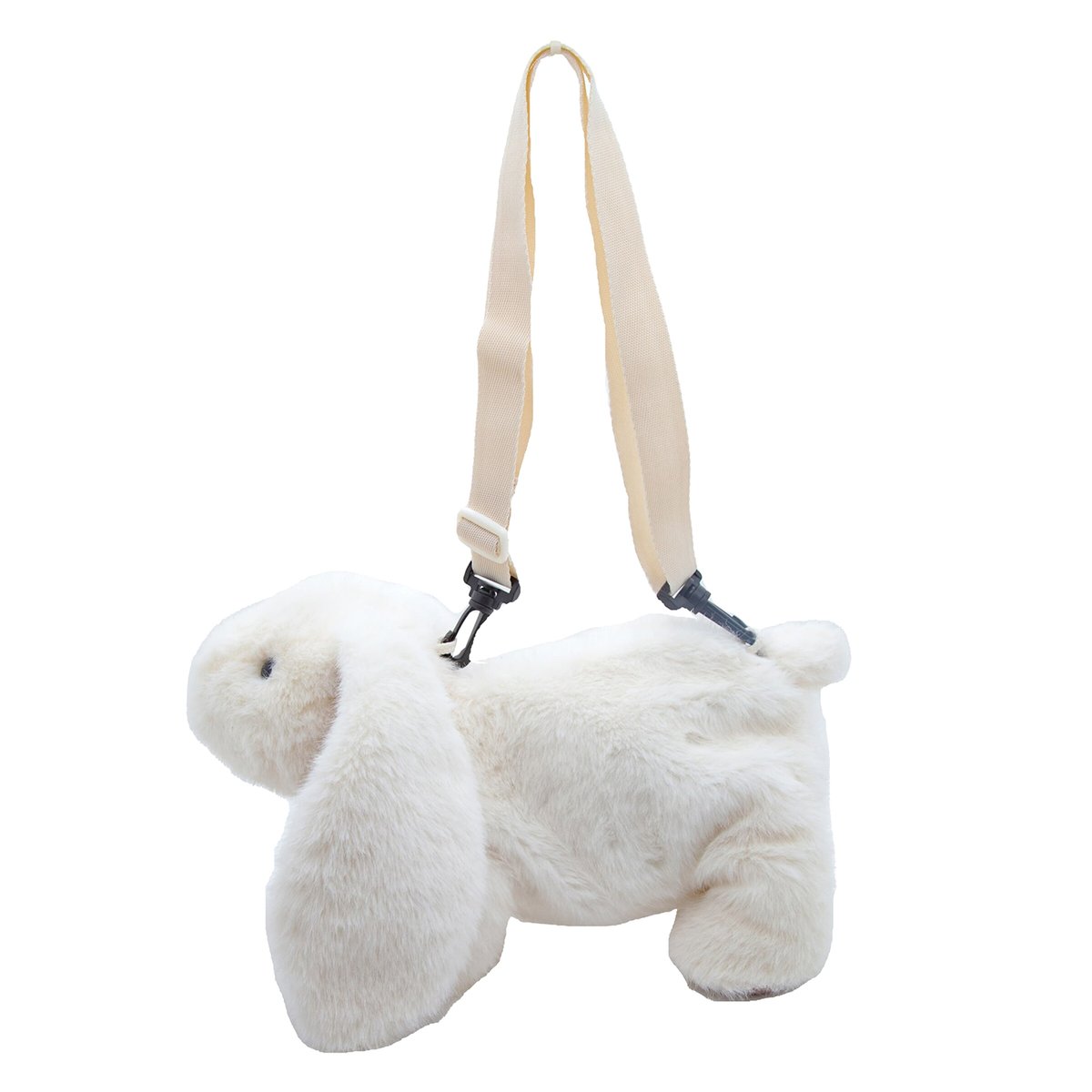 Grande sacoche bandoulière animaux enfant écru, SEVIRA KIDS