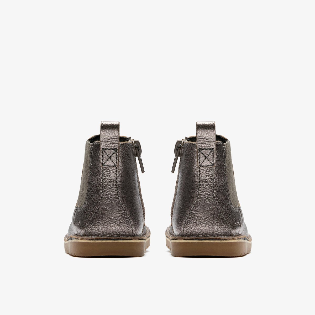 Boots Cuir Coupe Extra Large JOYFUL SKY T gris, CLARKS