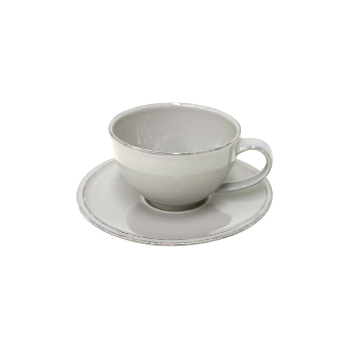 Tasse à thé et soucoupe 0.26 L FRISO gris, COSTA NOVA