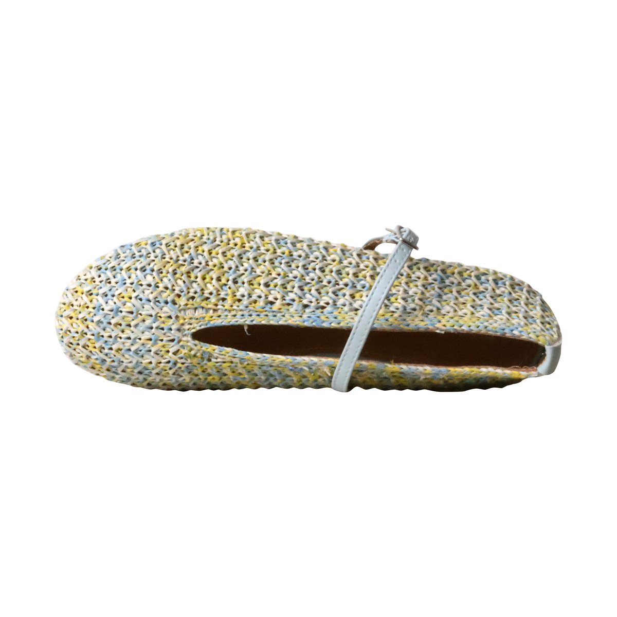 Ballerines Plate à Brides bleu, ENZA NUCCI