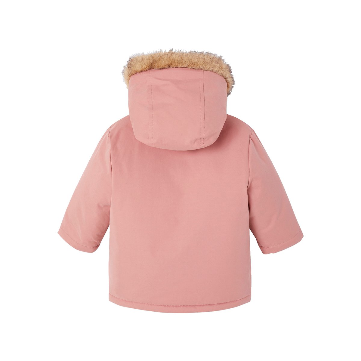 Parka + doudoune fine bébé 3 en 1 vieux rose, VERTBAUDET