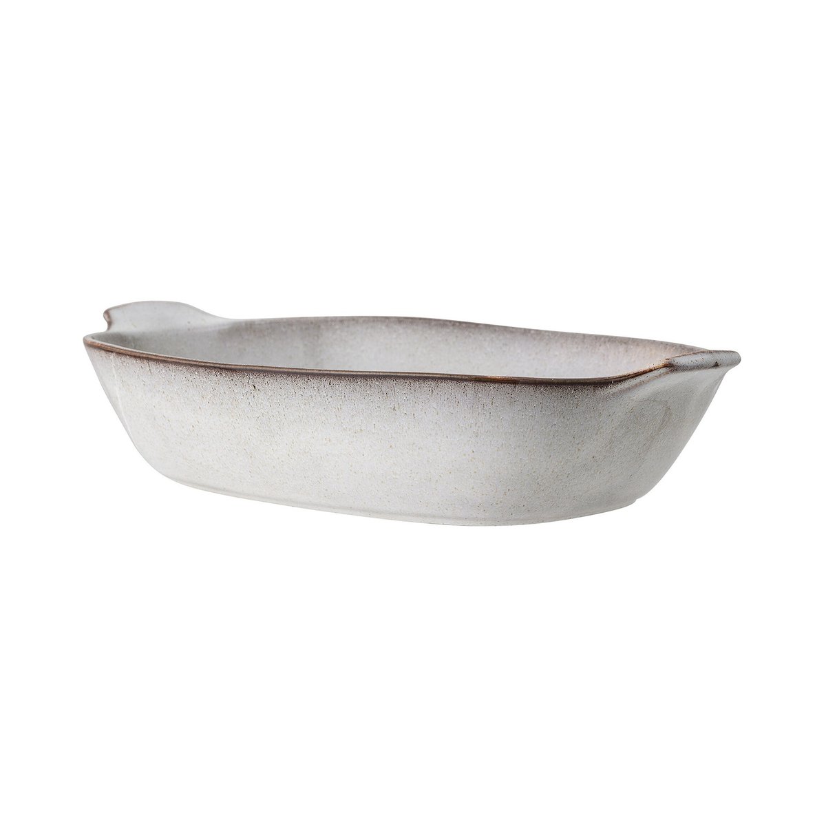 Plat au four en grès L42,5xH9xW27,5 SANDRINE beige, BLOOMINGVILLE
