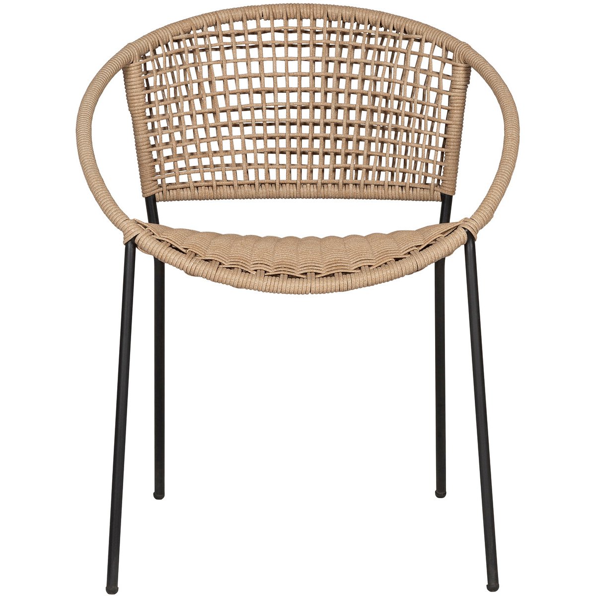 Dakota Outdoor 4 Seater Dining Set beige/natural, SO'HOME