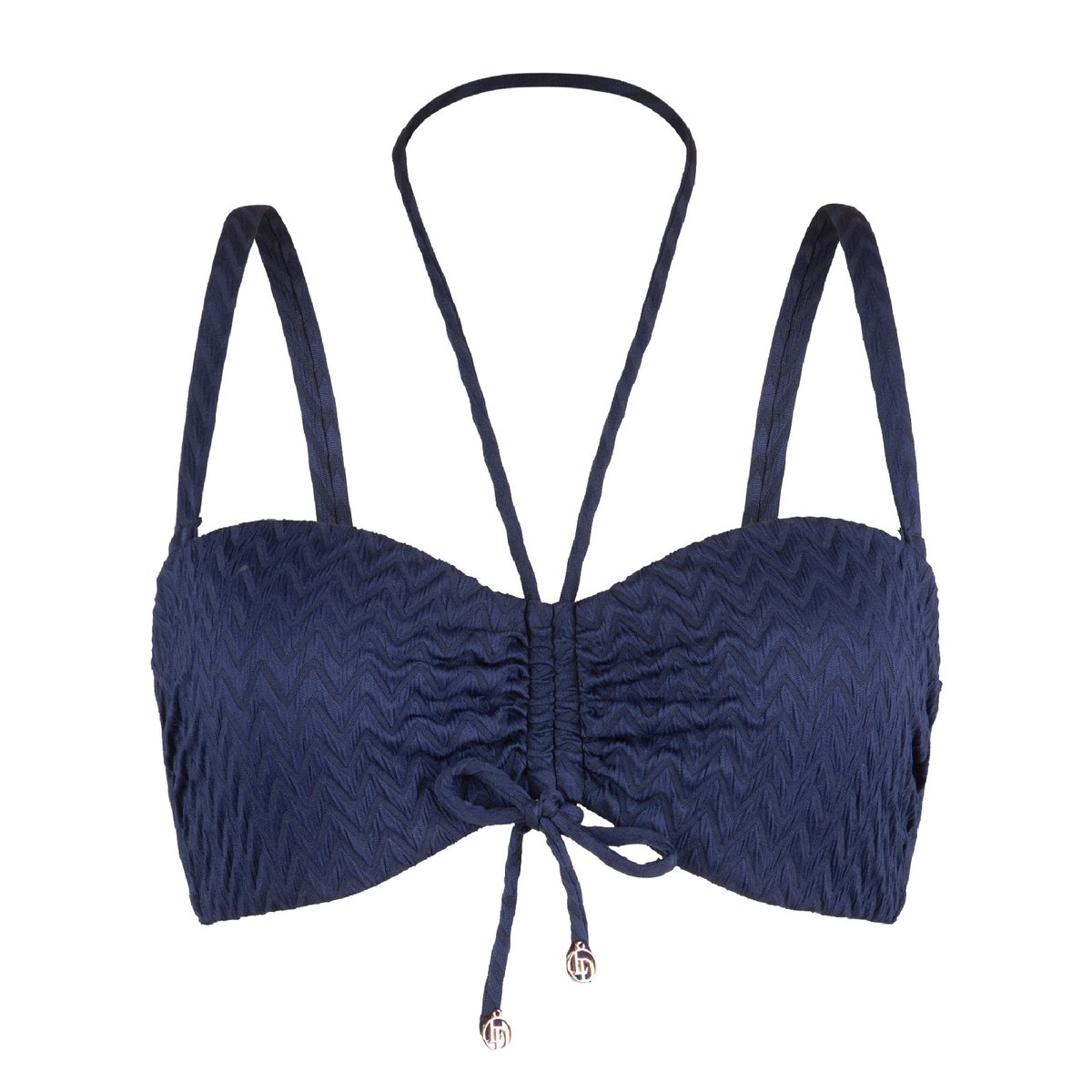 Balconette Haut de maillot de bain bleu foncé, LINGADORE