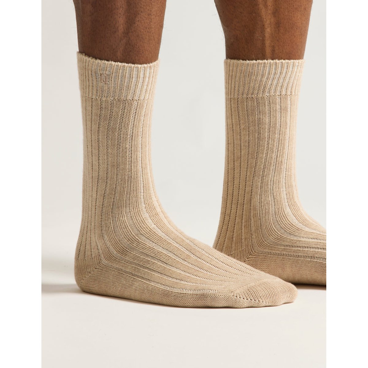Pack de 2 CHAUSSETTES noir beige, ODAJE