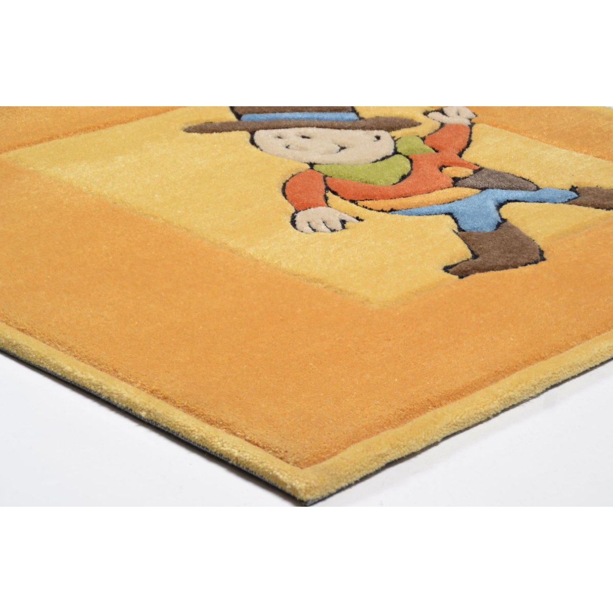 Tapis enfant Maui, petit cow-boy, tufté terracotta, THEKO