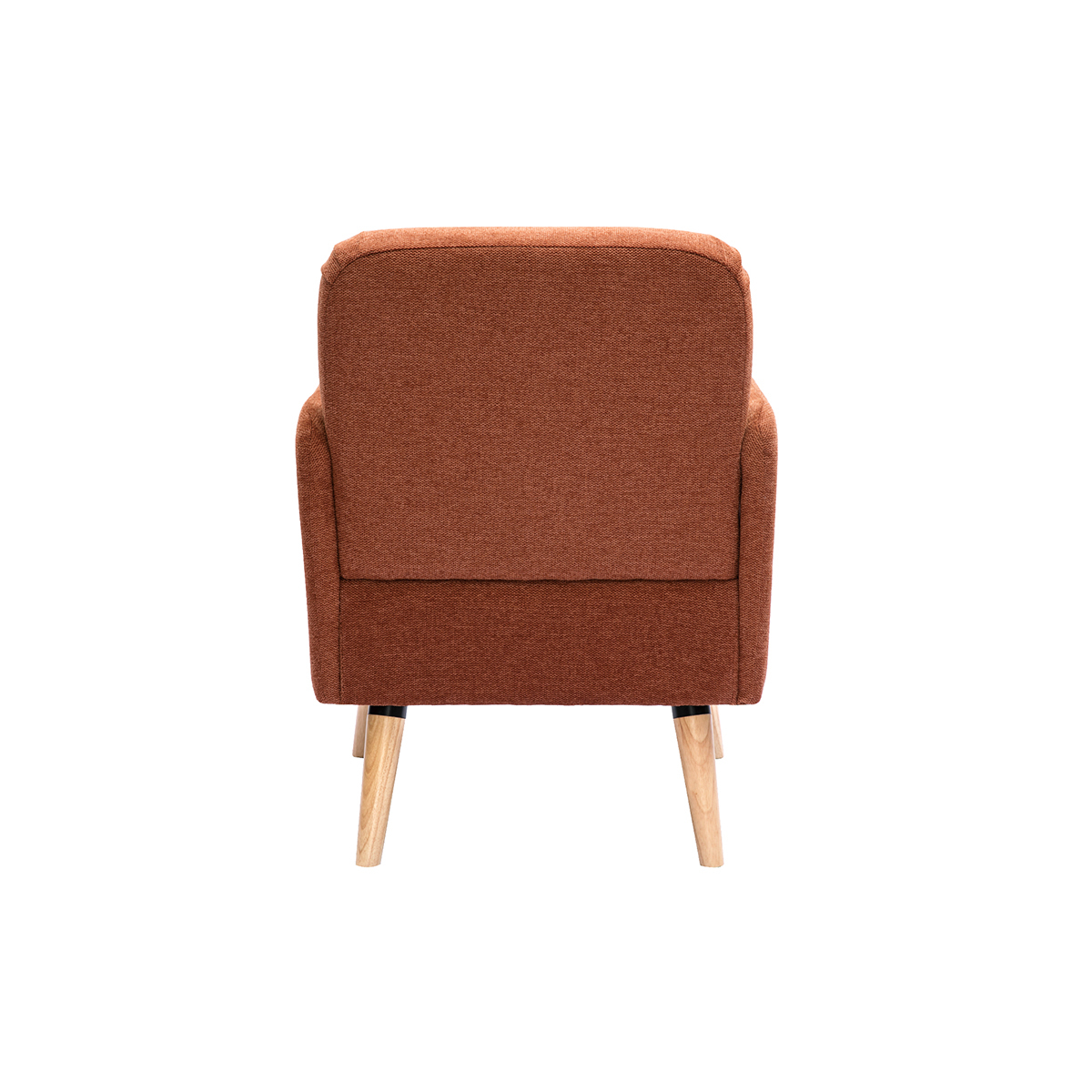 Fauteuil scandinave ISKO terra cotta, MILIBOO