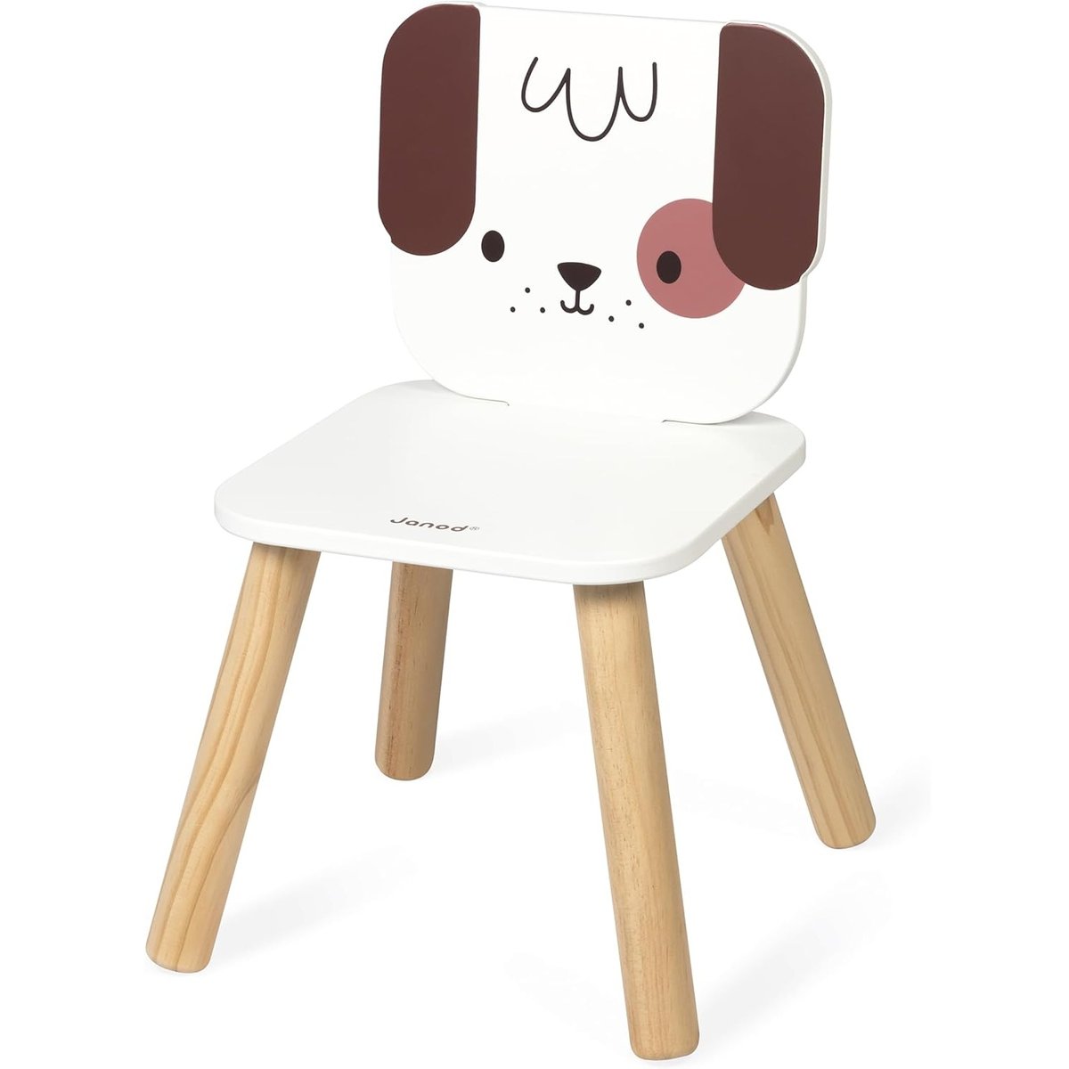 Chaise Enfant Thème Chien blanc, JANOD