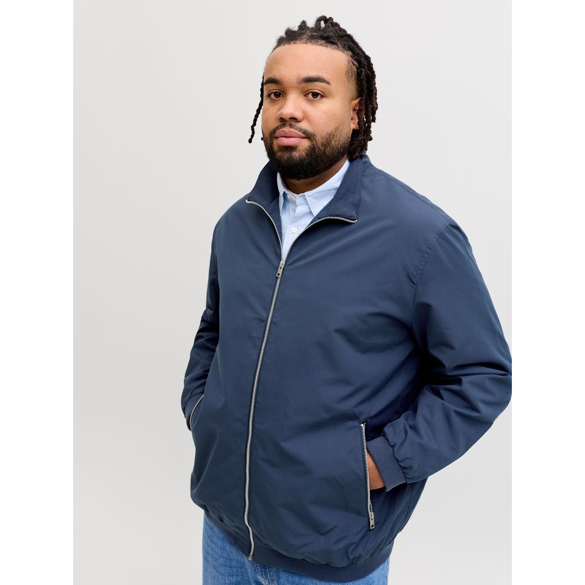 Veste Bomber navy blazer 1, JACK & JONES