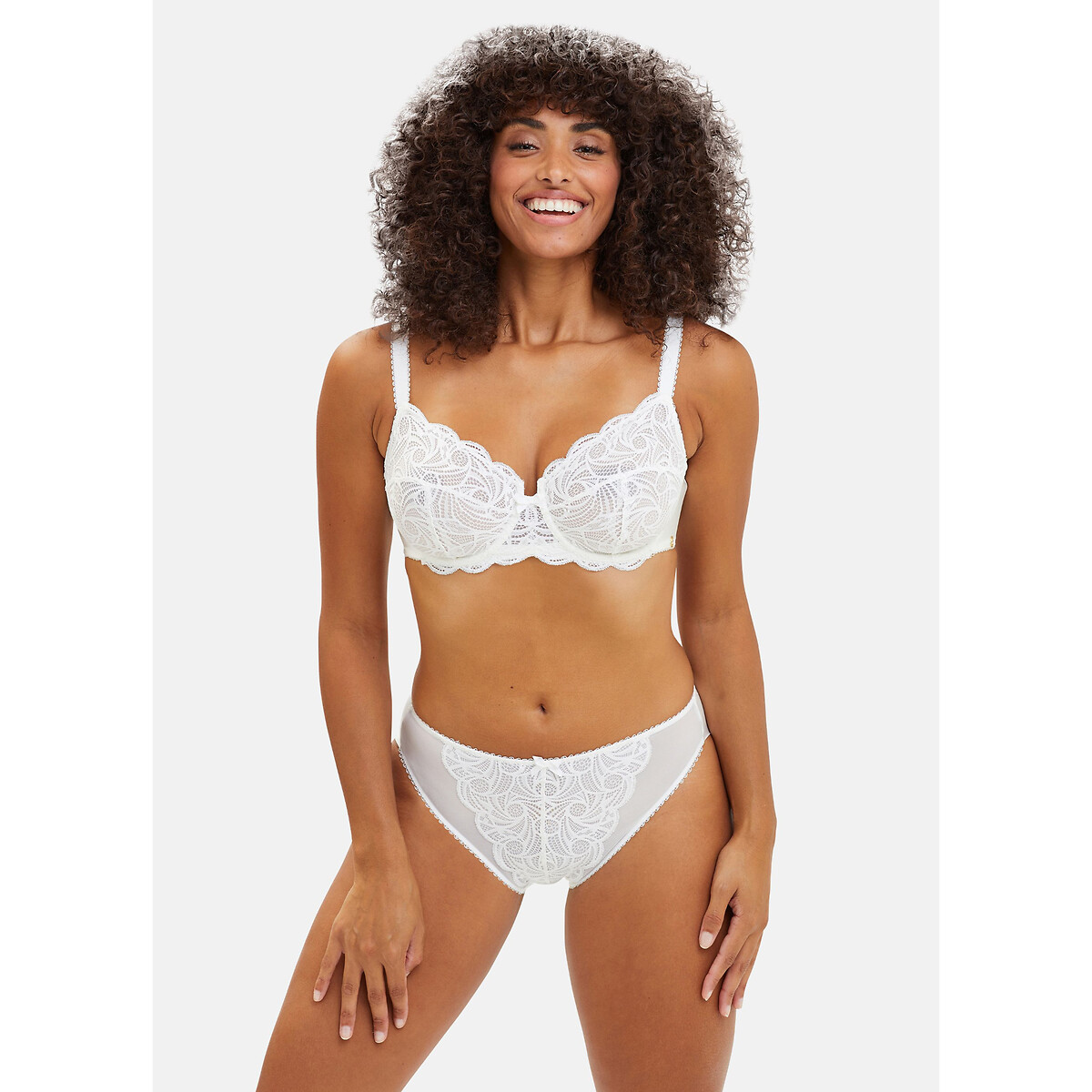 Soutien-gorge emboîtant dentelle Ariane ivoire, SANS COMPLEXE