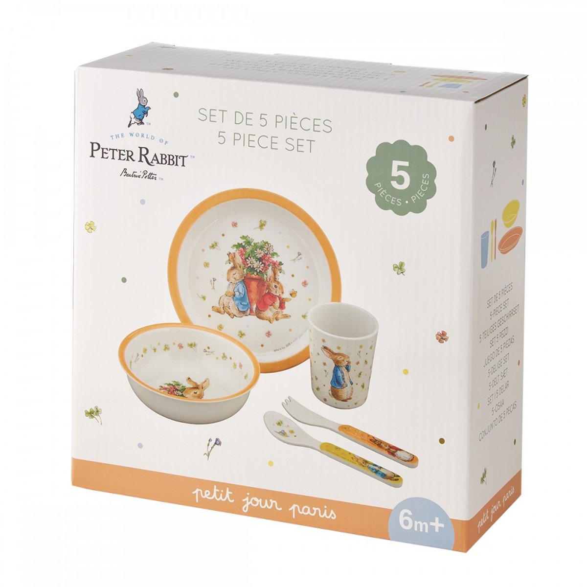 Coffret repas abricot, PETIT JOUR PARIS