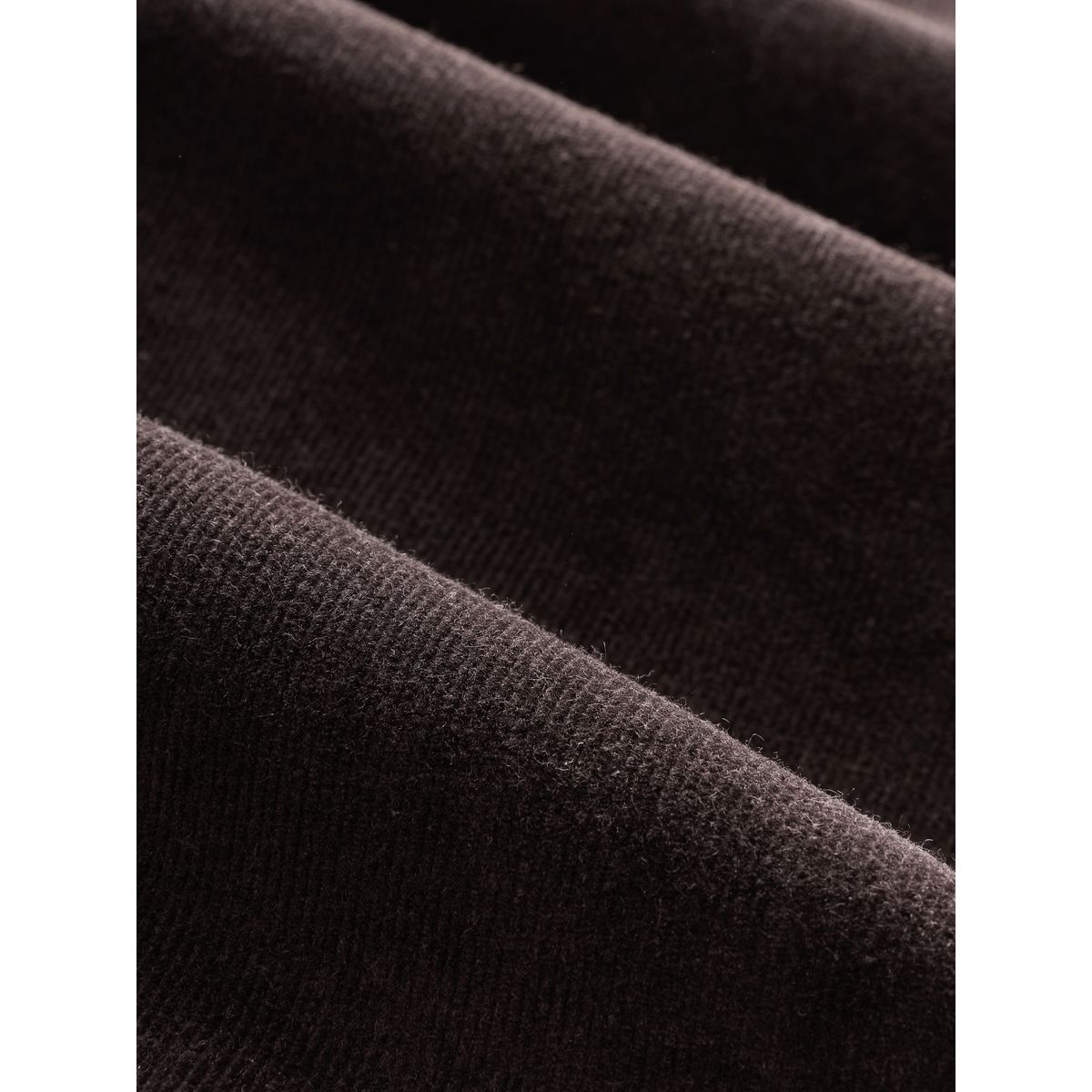 Pantalon sablier skinny en velours zippé marron chocolat, NEXT