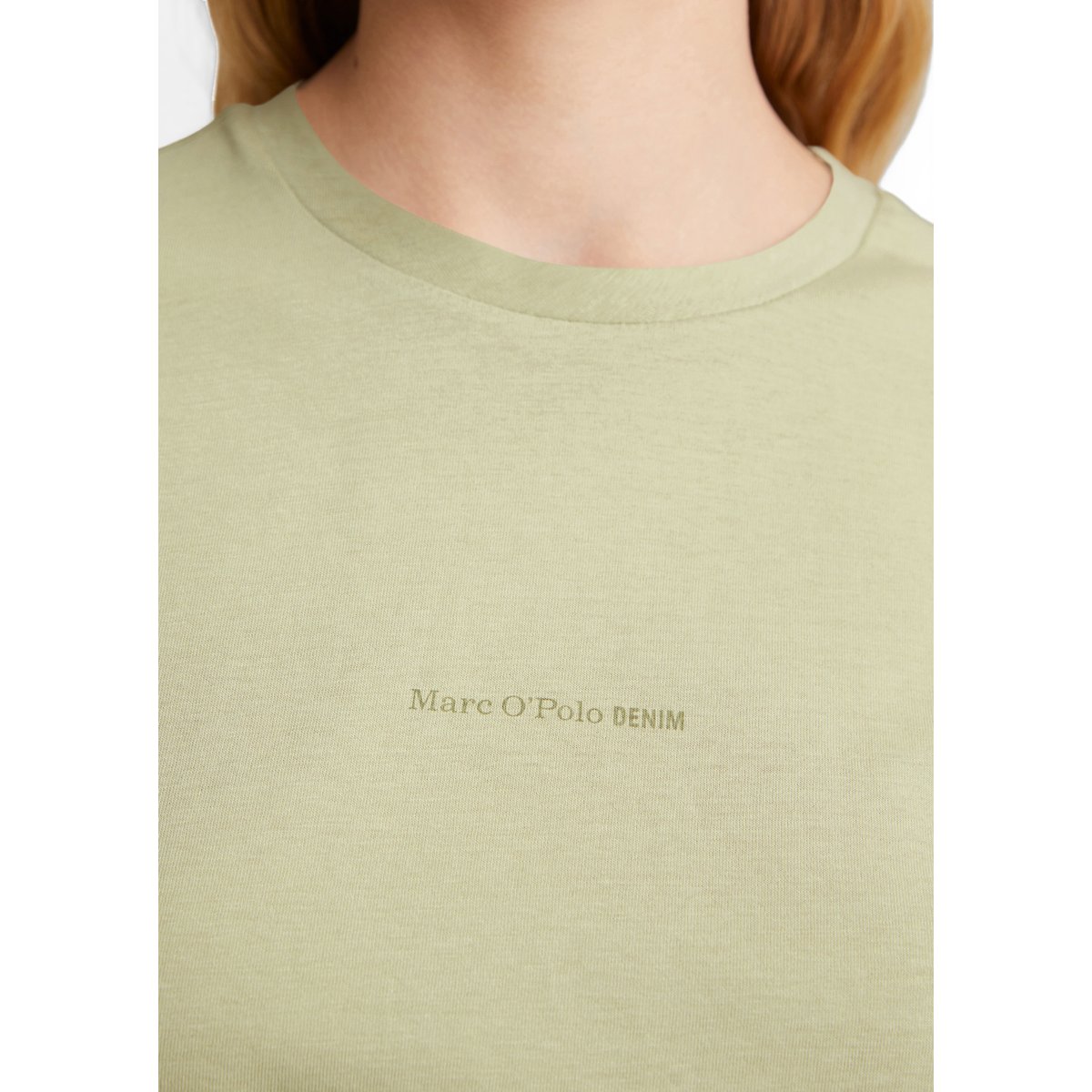 T-shirt DfC regular en coton organique vert, MARC O’POLO DENIM