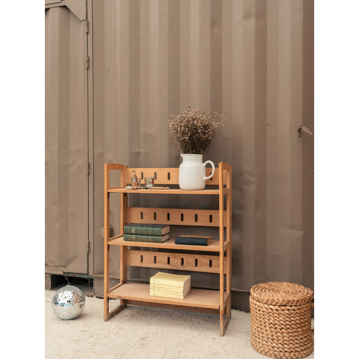 Étagère de bouquiniste en bois Gaëlle N°1581 - Bon état bois clair, DEBONGOUT