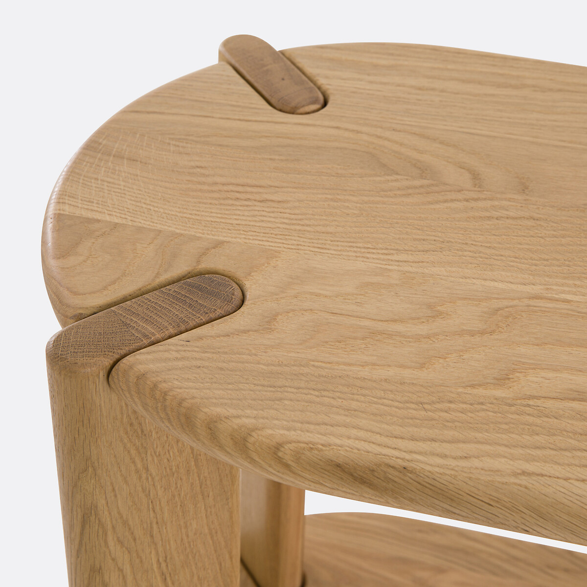 Console 3 tablettes, en chêne massif, ELMO chêne, LA REDOUTE INTERIEURS