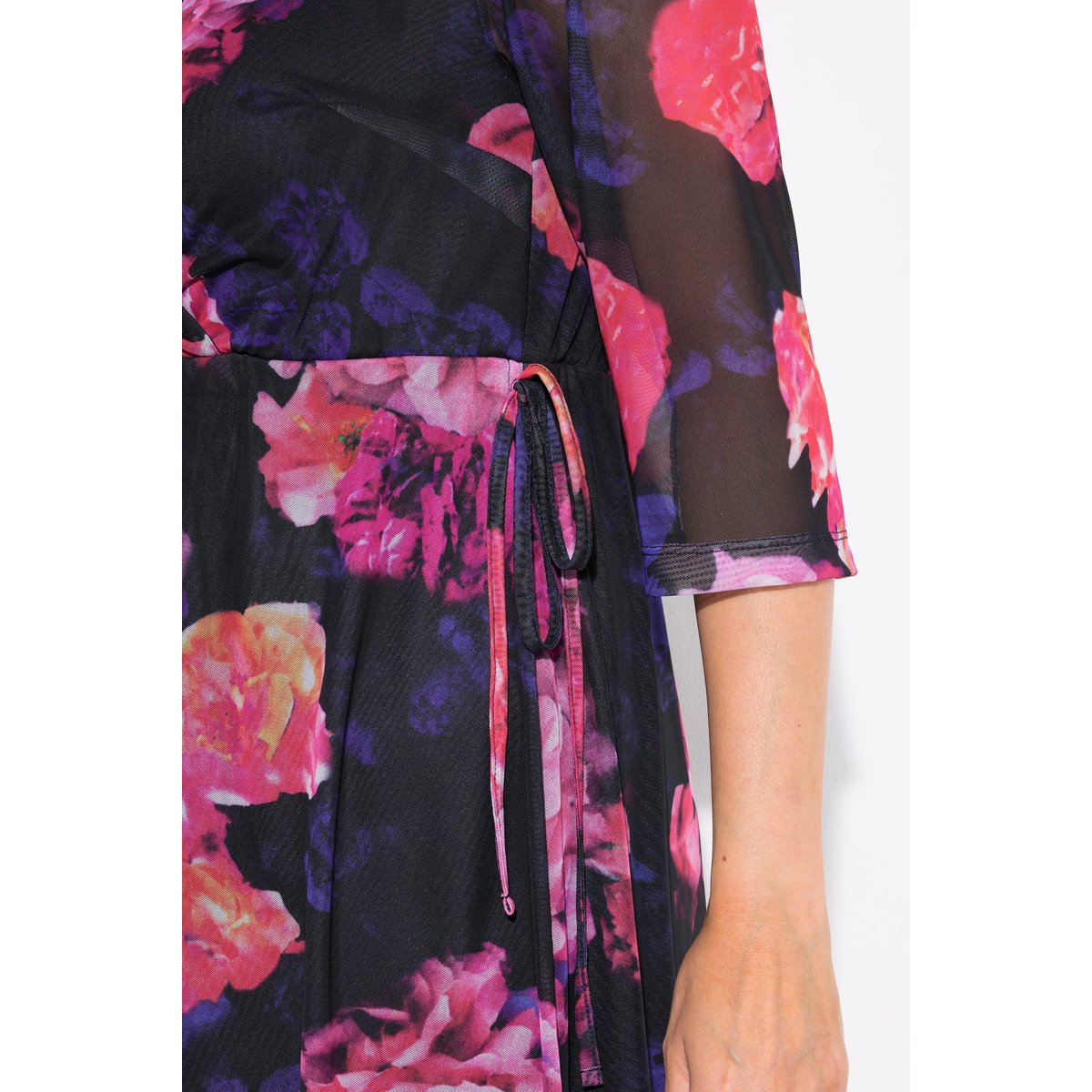 Robe maxi en mesh marine, ULLA POPKEN