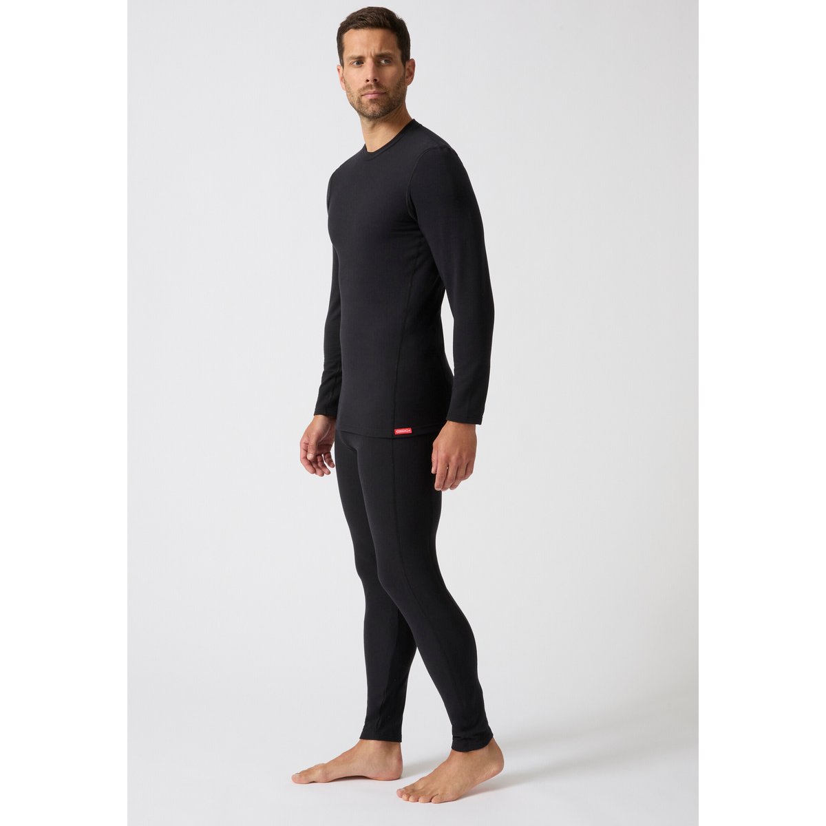 T-shirt Thermolactyl Comfort 4 col rond, noir, DAMART SPORT