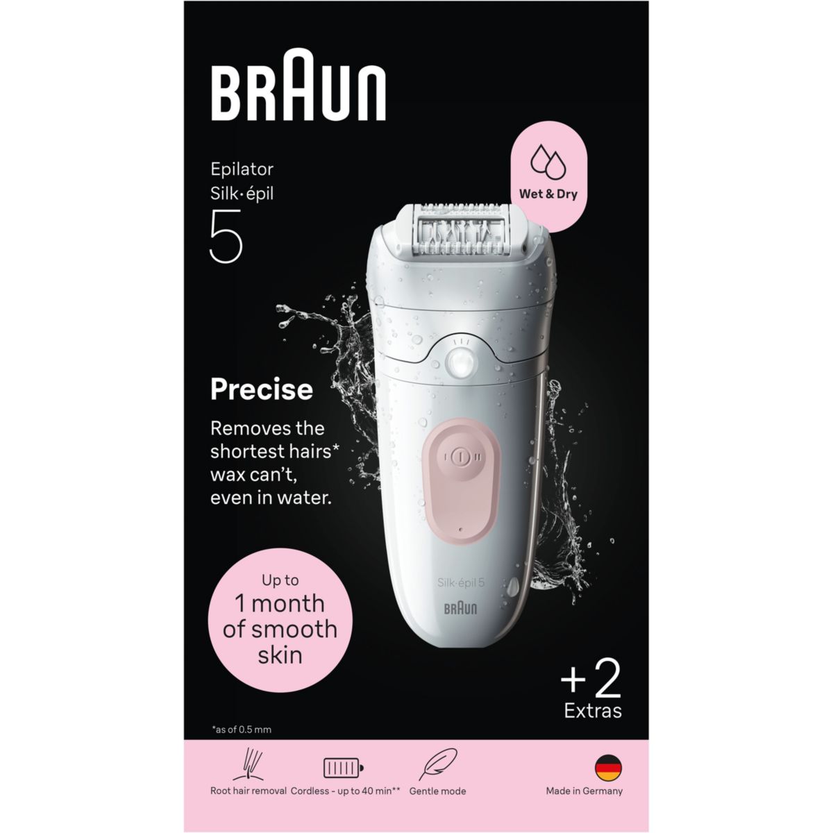 Epilateur électrique Silk-épill SE5 5-011 couleur unique, BRAUN
