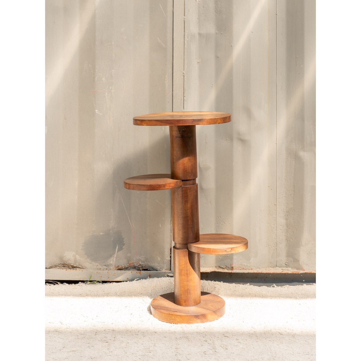 Sellette en bois Francine N°1088 - Bon état bois foncé, DEBONGOUT