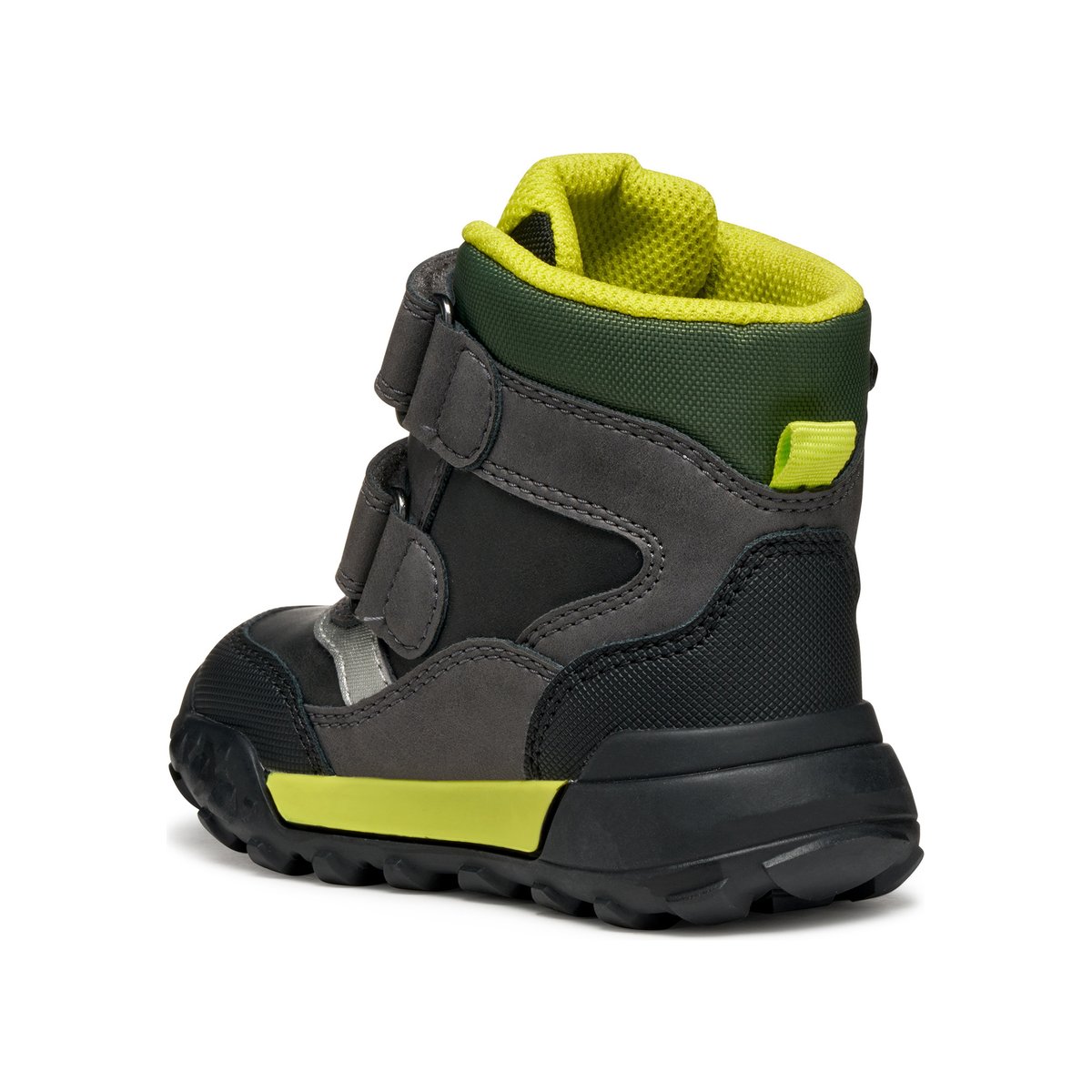 Bottes Mi-Mollet B TREKKYUP B ABX noir/vert fluo, GEOX
