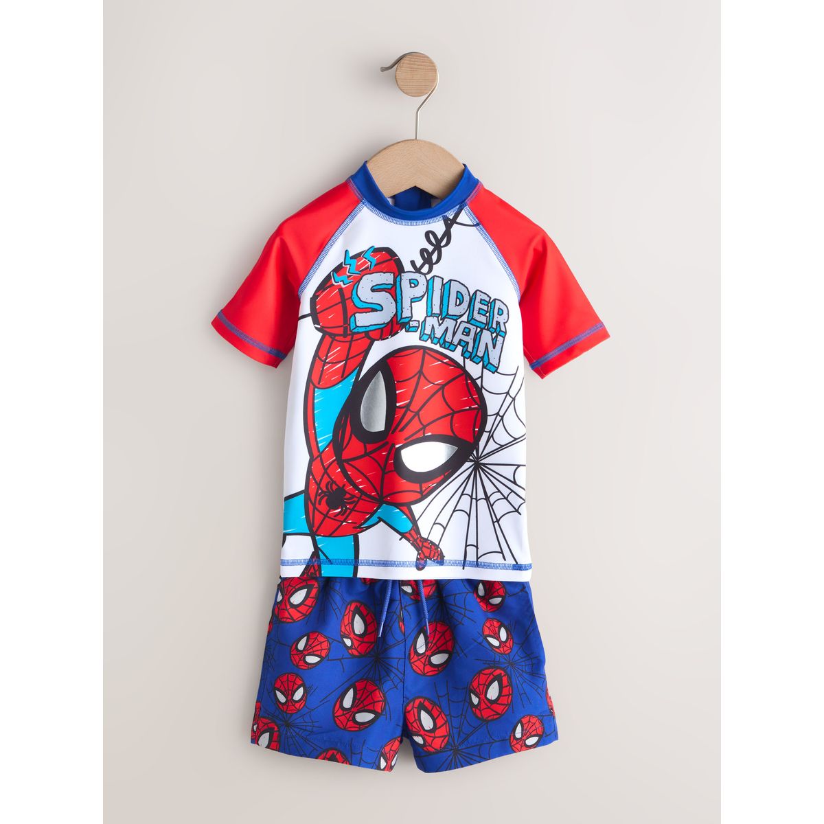 Short de bain et haut en lycra anti-uv spiderman, NEXT