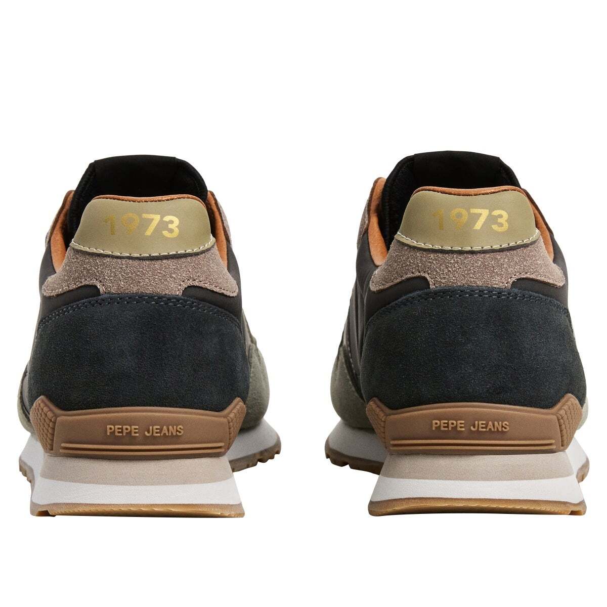 Brit - Baskets De Running Rétro gris, PEPE JEANS