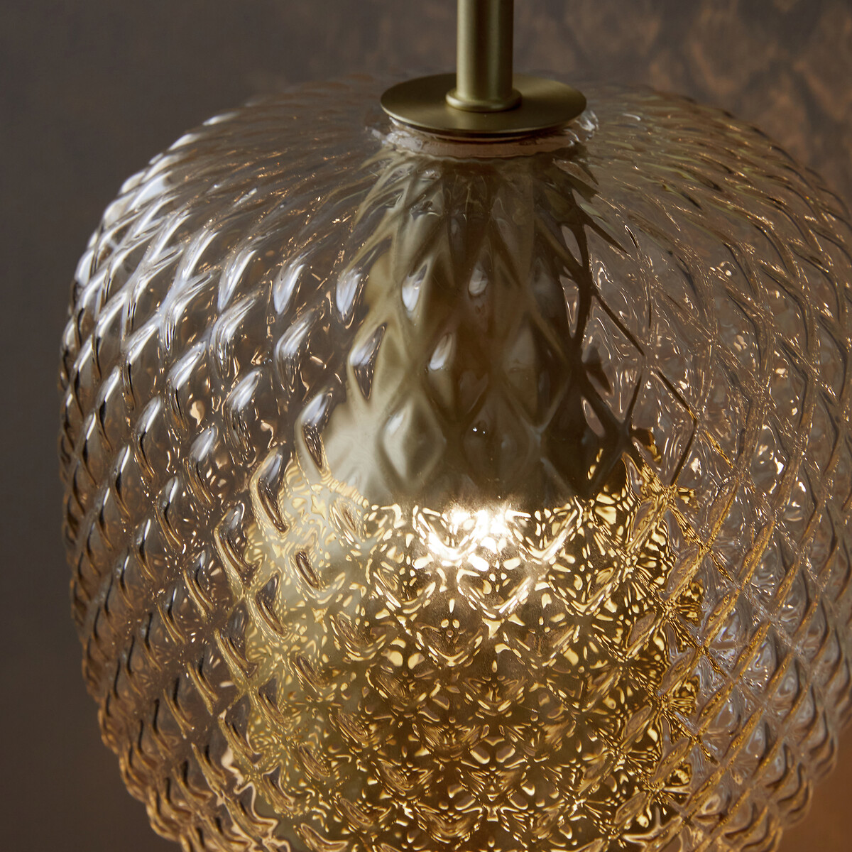 Mistinguett Textured Glass & Metal Wall Light brass, EMMANUEL GALLINA X AM.PM