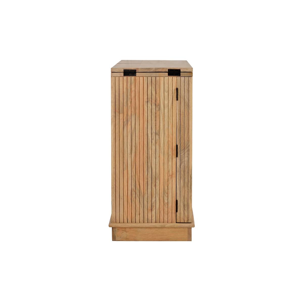 Bar en bois de manguier  YLENA bois clair, MADE IN MEUBLES 