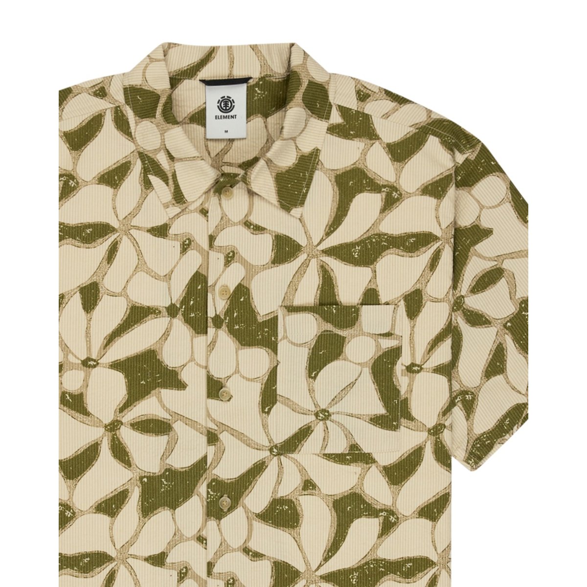 Chemise manches courtes PEACE CAMO beige peace camo, ELEMENT
