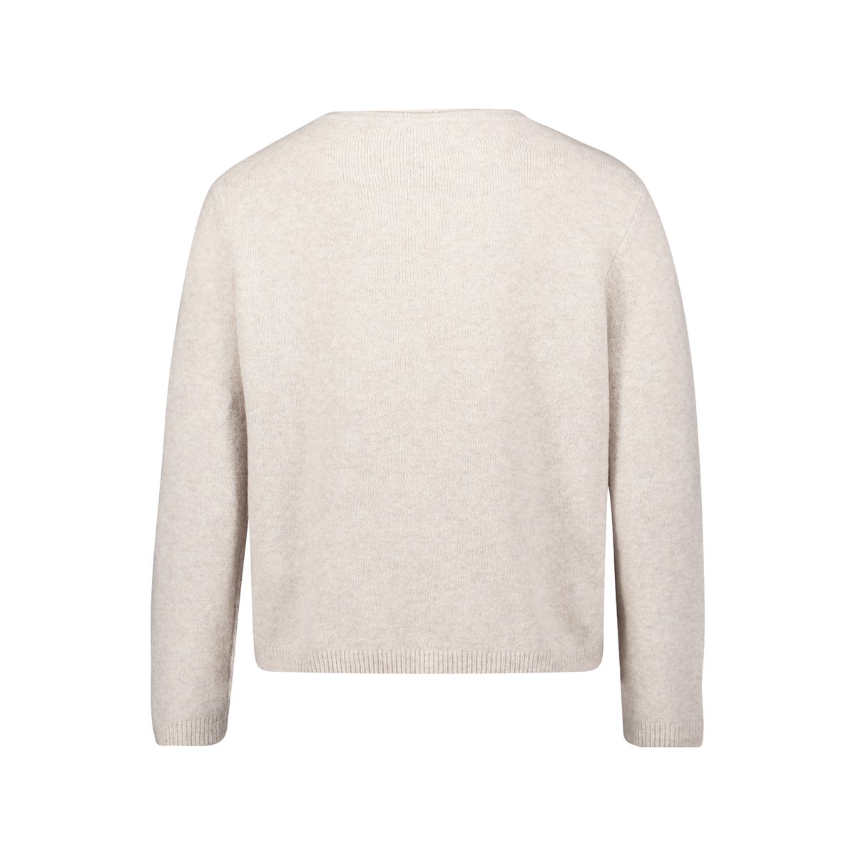 Pull-over en fine maille à application light beige melange, BETTY BARCLAY