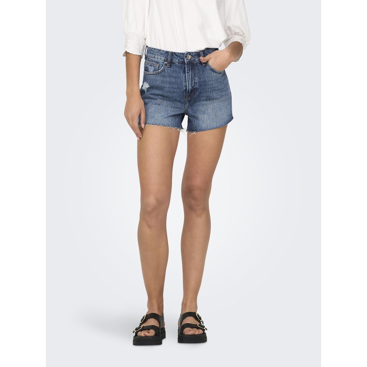 Short En Denim medium blue denim, ONLY