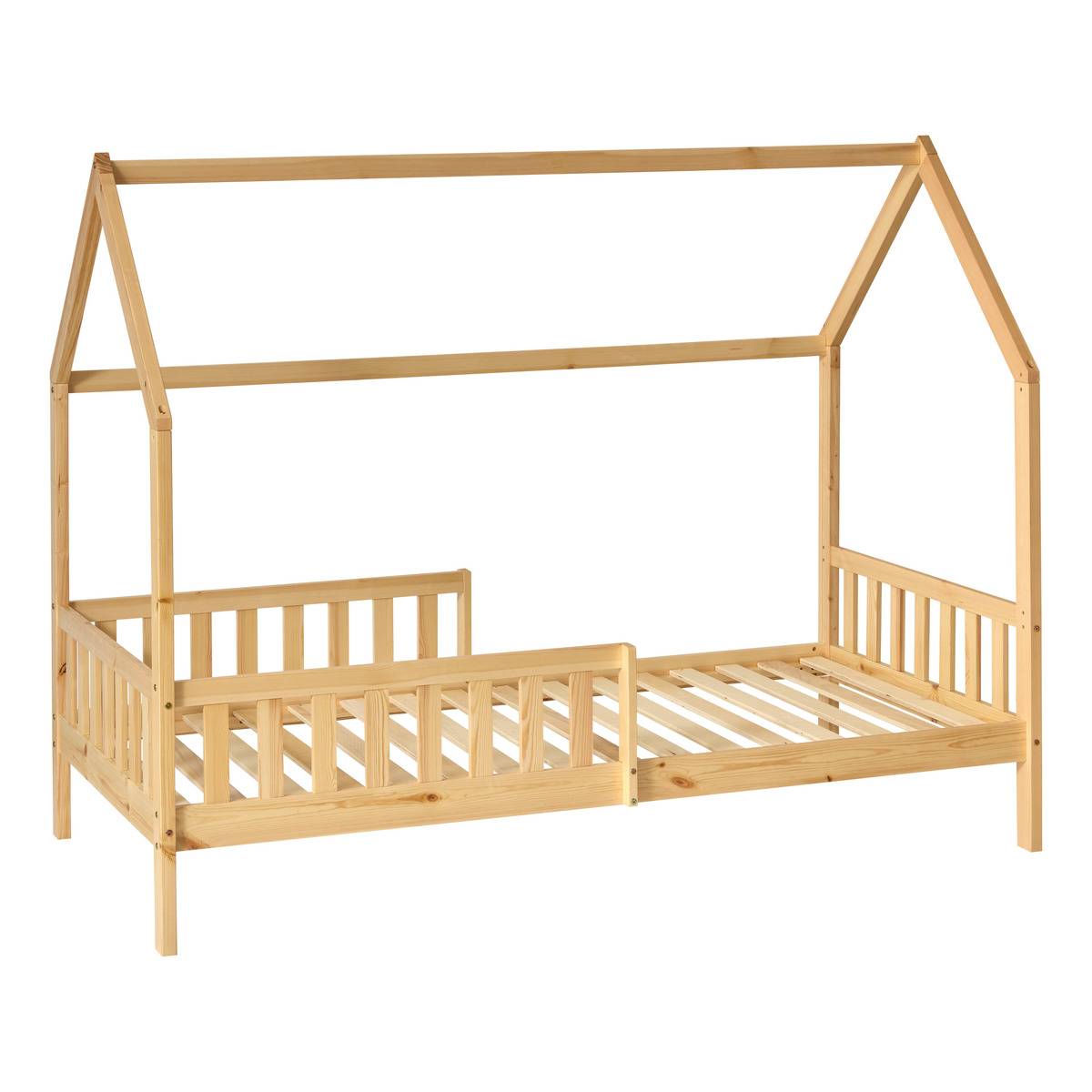 Lit cabane enfant 2 tiroirs BOSCO beige, ATMOSPHERA FOR KIDS