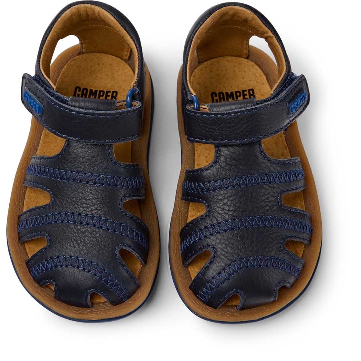 Sandales Cuir Bicho navy, CAMPER