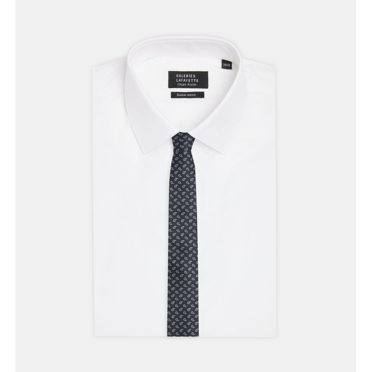 Cravate micah paisley bleu, GALERIES LAFAYETTE