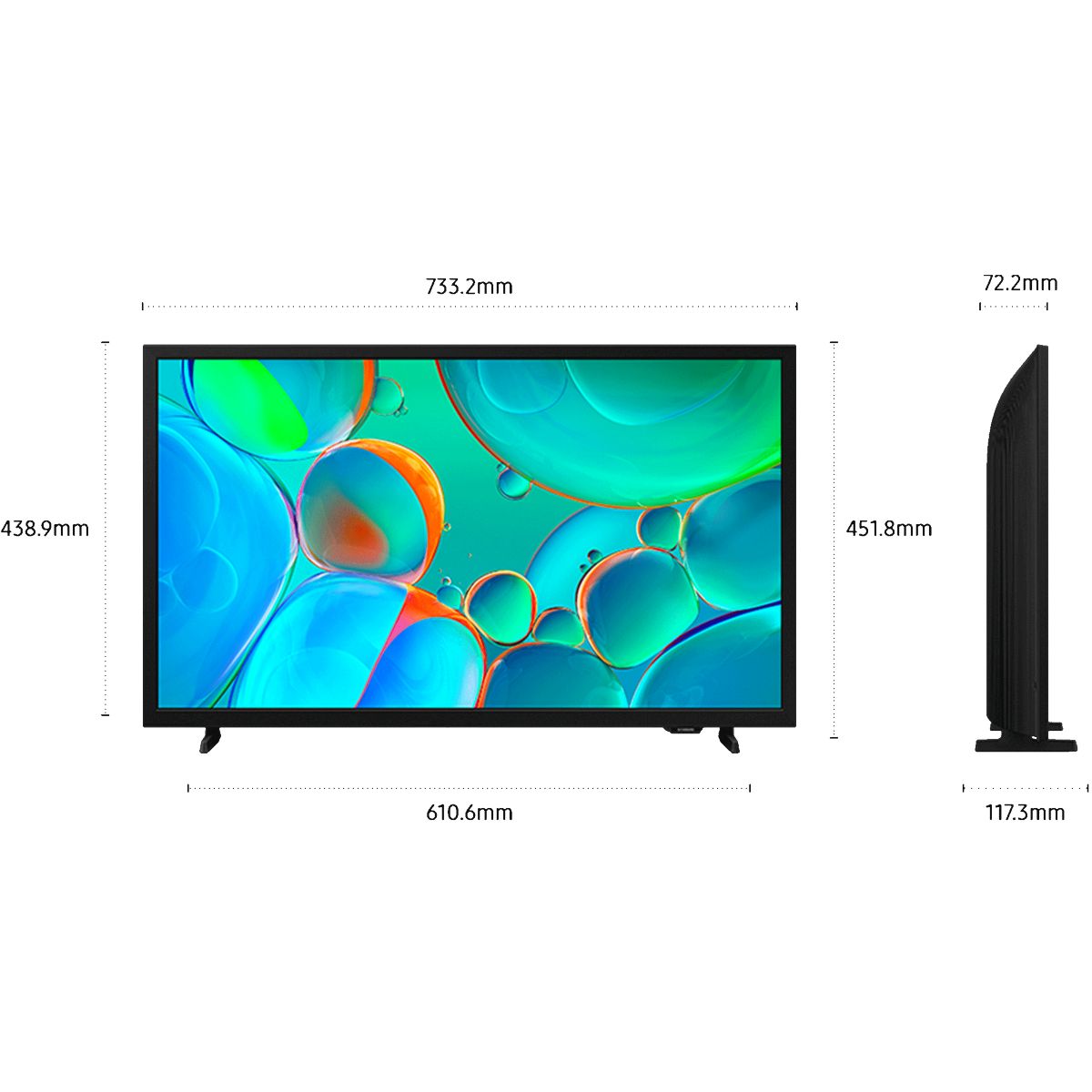 TV LED TU32H5005FK (2025) 32" (80 cm) couleur unique, SAMSUNG