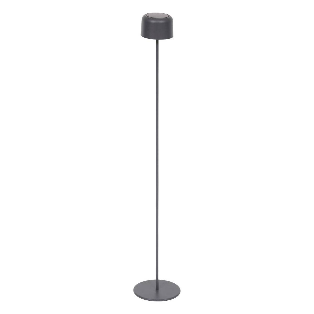 Lampadaire solaire tactile avec détecteur BOLTY gris graphite, HESPERIDE