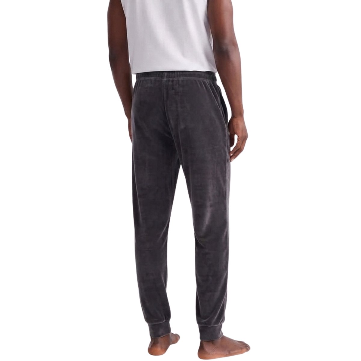 Bas pyjama pantalon velours Velvet gris, ADMAS