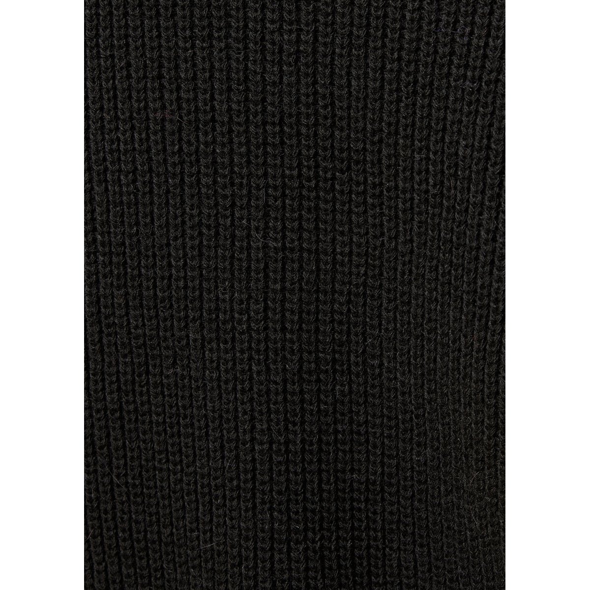 Pull ample manches courtes col rond noir, LA FEE MARABOUTEE