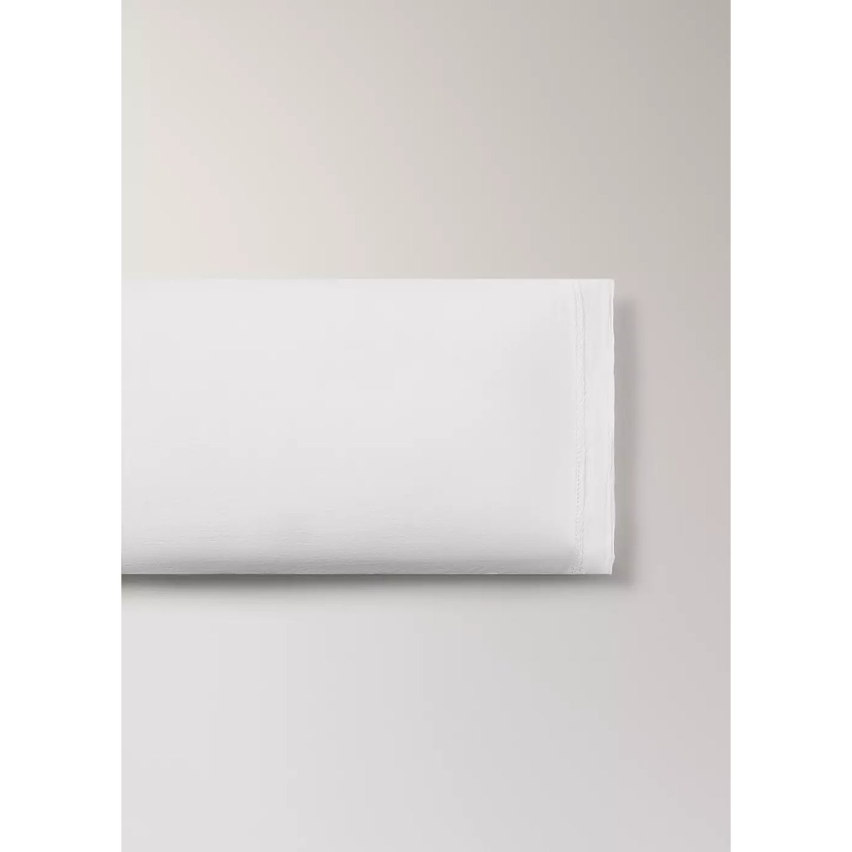 Taie d’oreiller enfant coton lavé dentelle volant 45x110 cm blanc, MANGO HOME