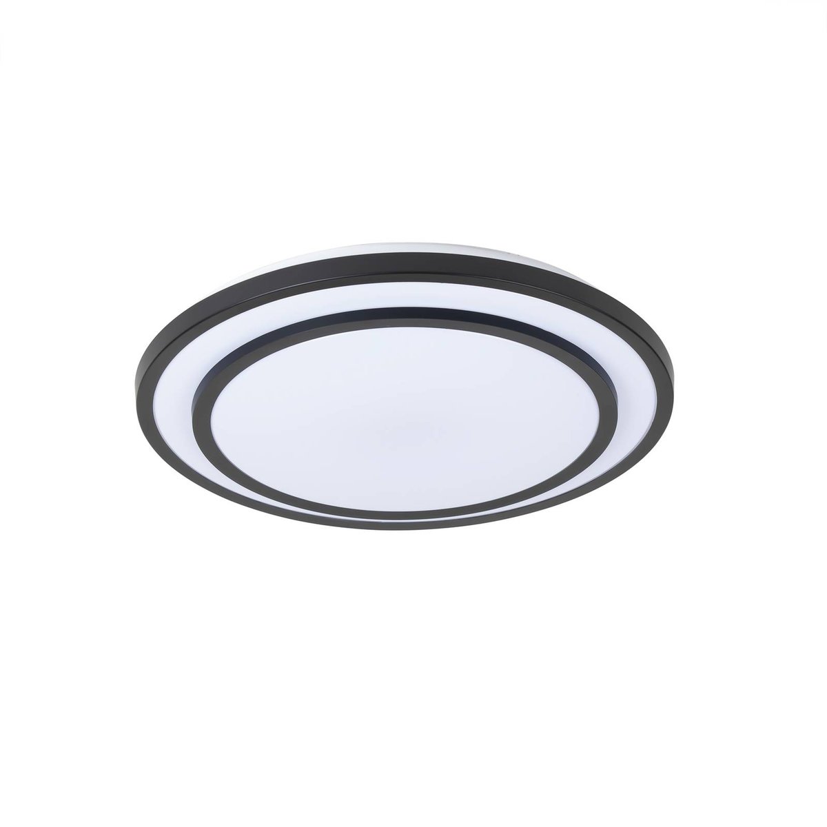 Plafonnier en métal moderneLED, Essina noir, blanc, LINDBY