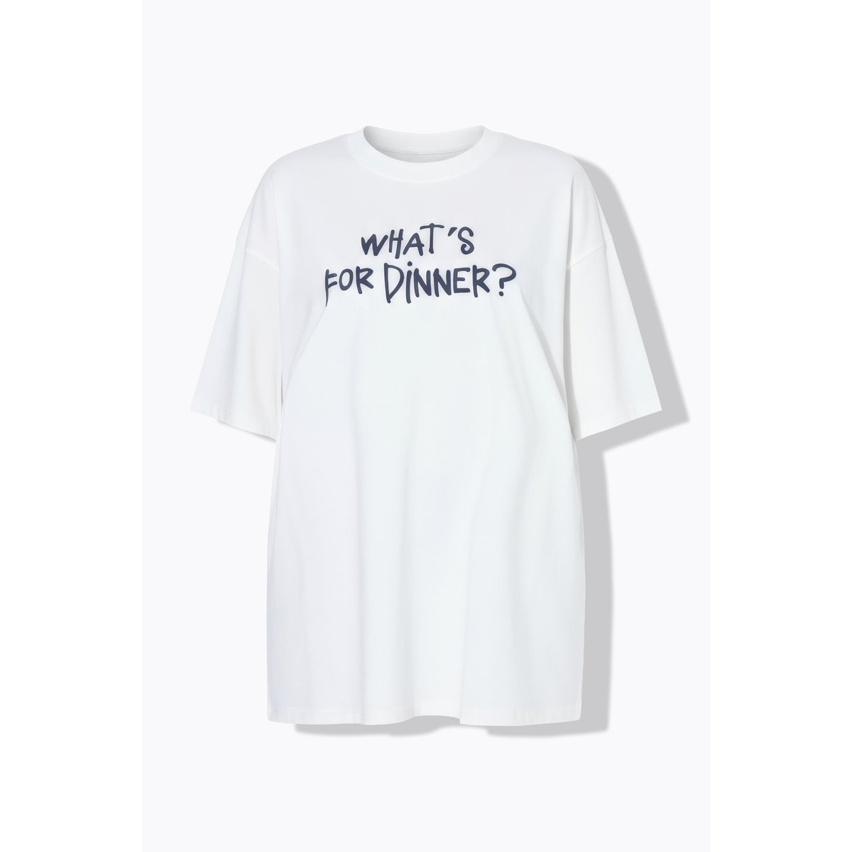 T-shirt oversize, imprimé photo dans le dos blanc cassé, STUDIO UNTOLD