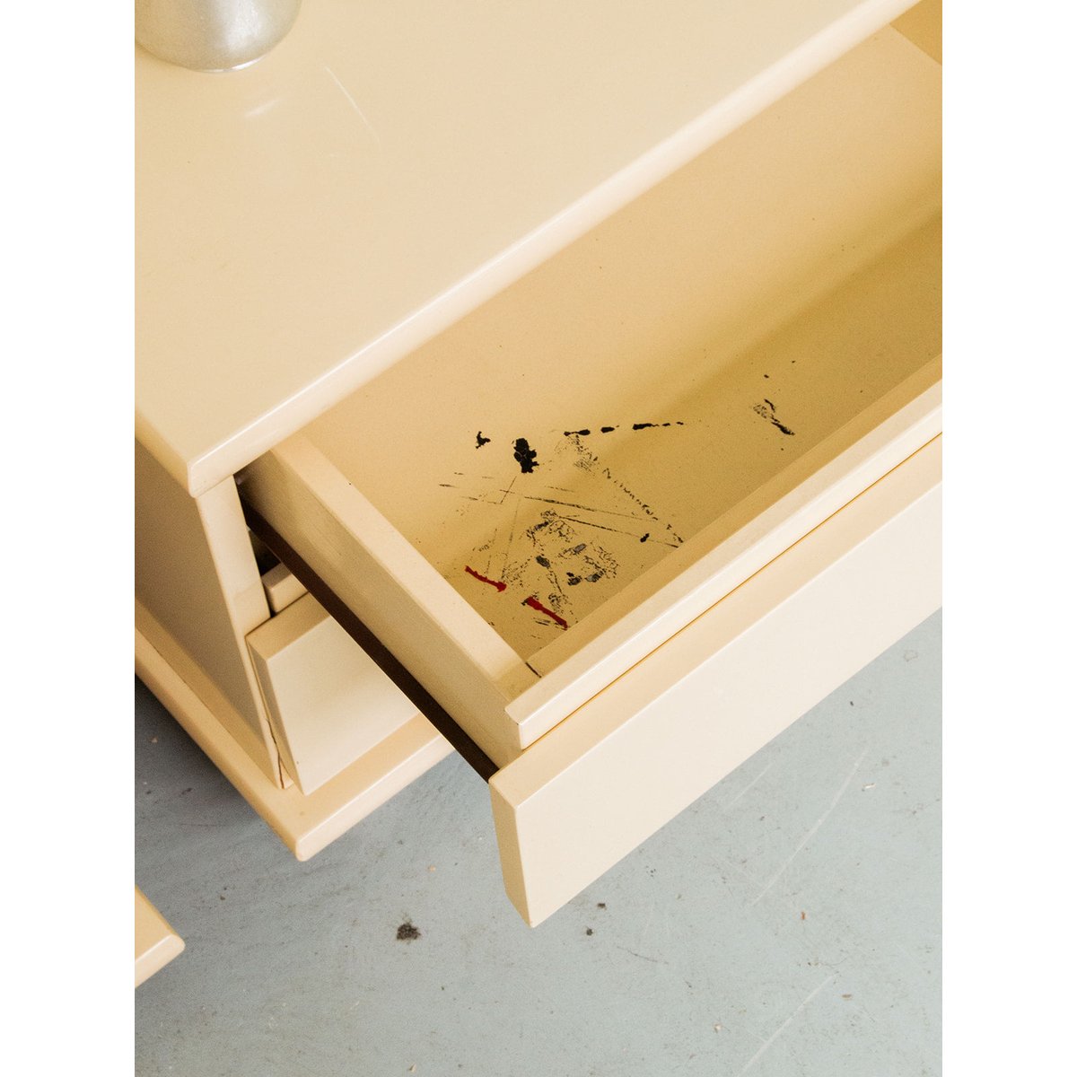 Paire de chevets en bois Maïa N°154 - Bon état blanc, DEBONGOUT