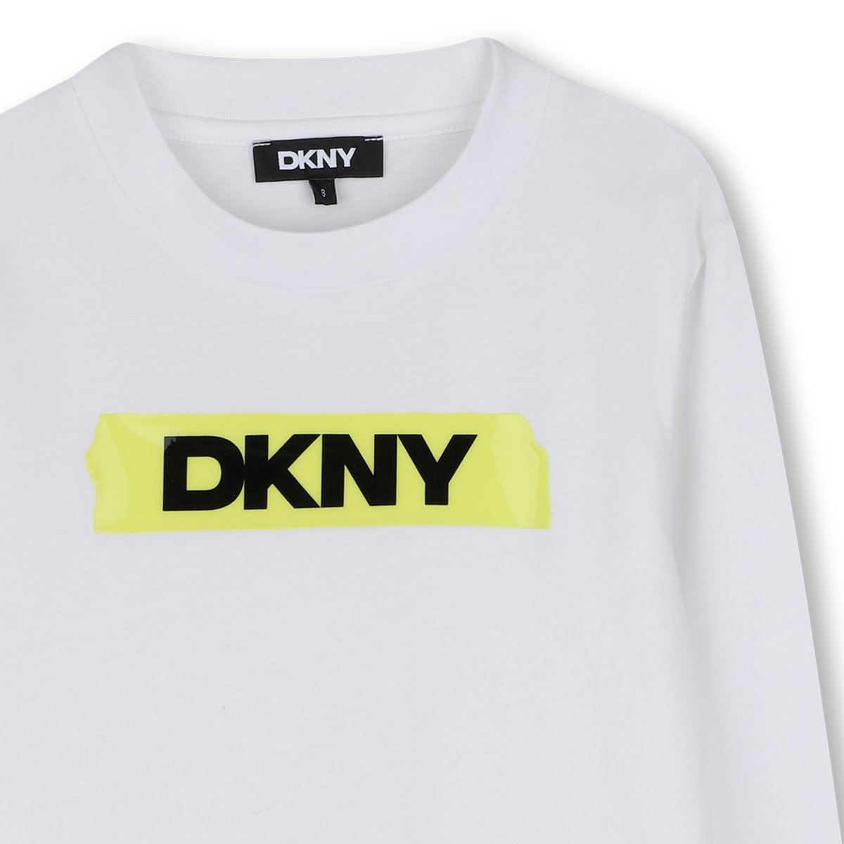 Tee-shirt manches longues blanc, DKNY