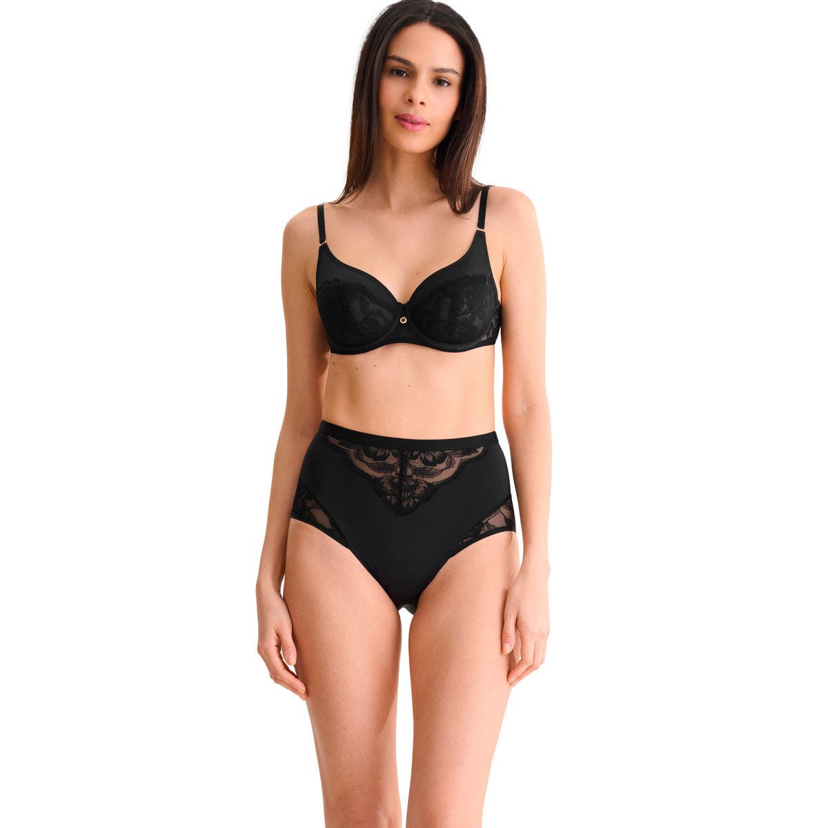 Soutien-gorge armaturé ROBIN noir, LISCA