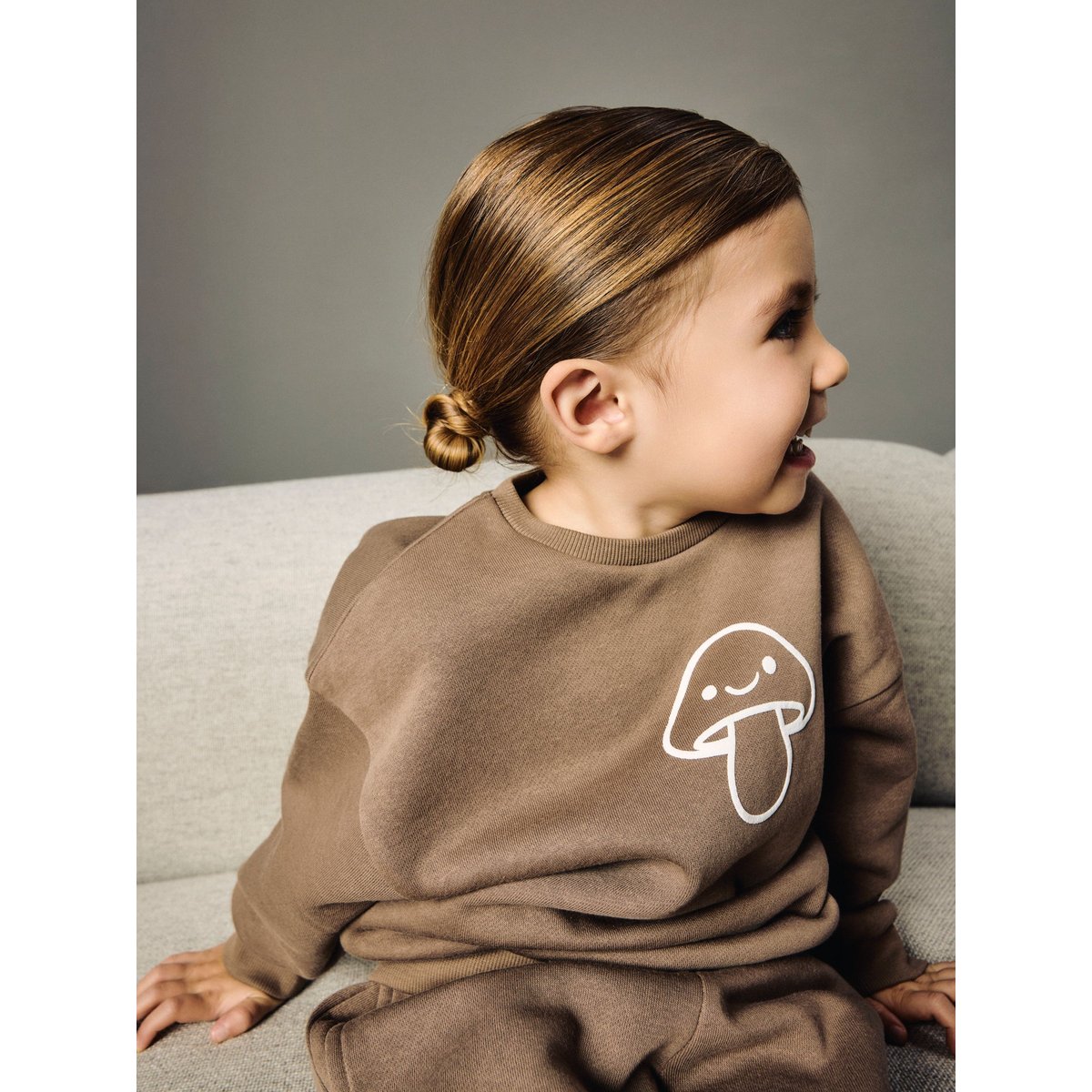 Sweat-Shirt marron - brown lentil1, NAME IT