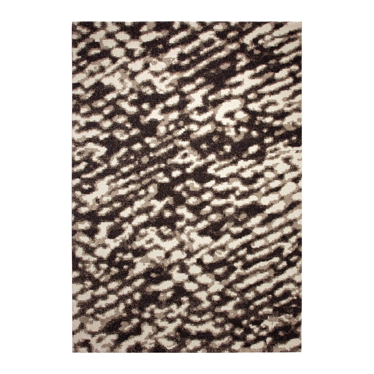 Tapis poil ras à motif abstrait ,  MADISON marron, ESPRIT