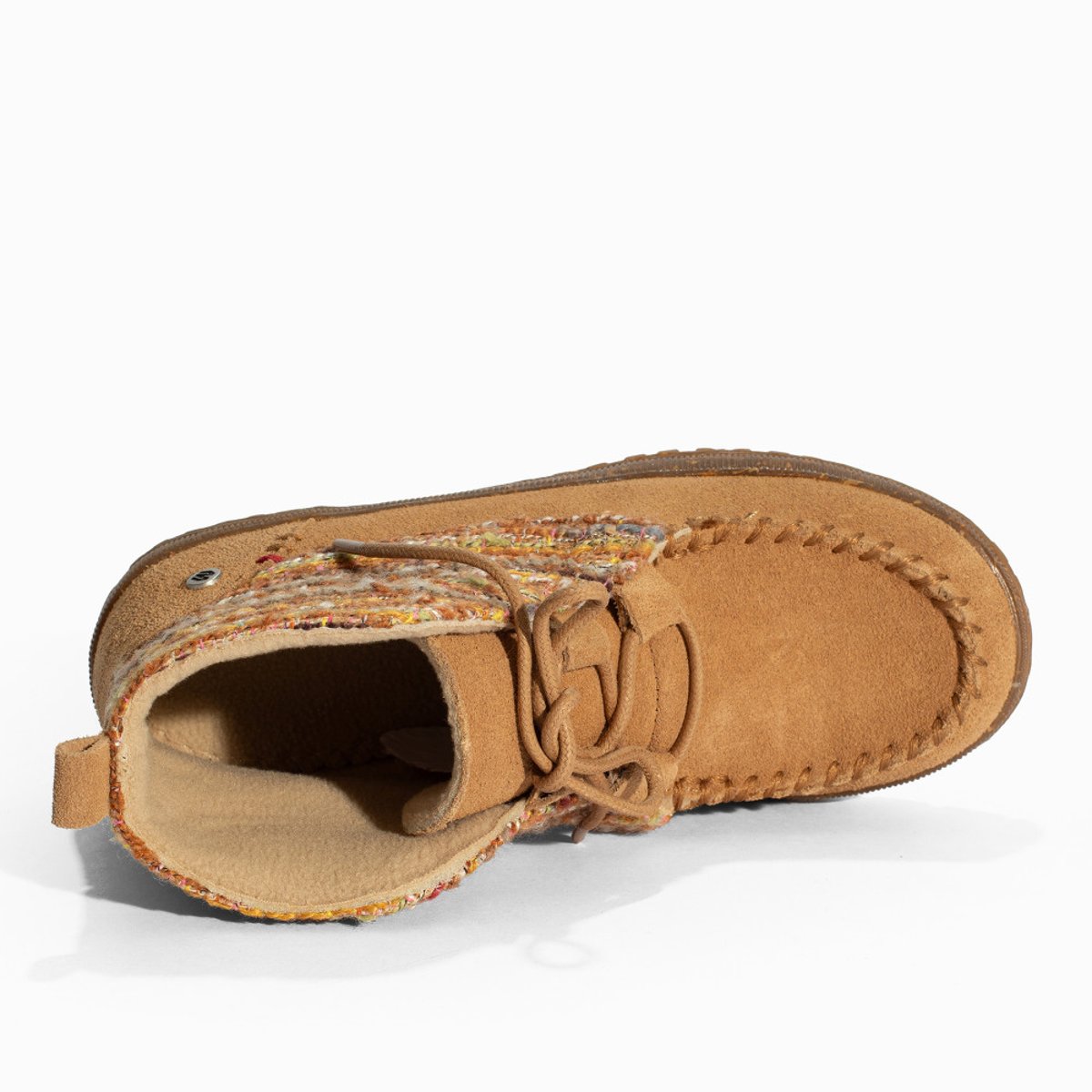 Bottes en cuir Tealey cannelle, MINNETONKA