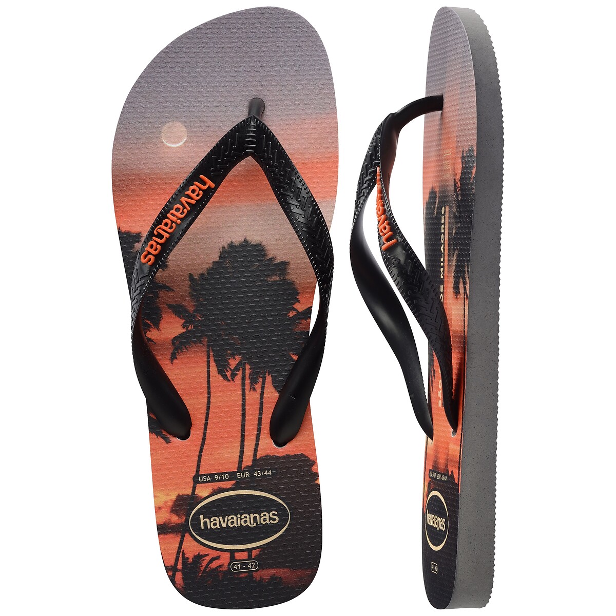 Chinelos Top Surfer laranja, HAVAIANAS